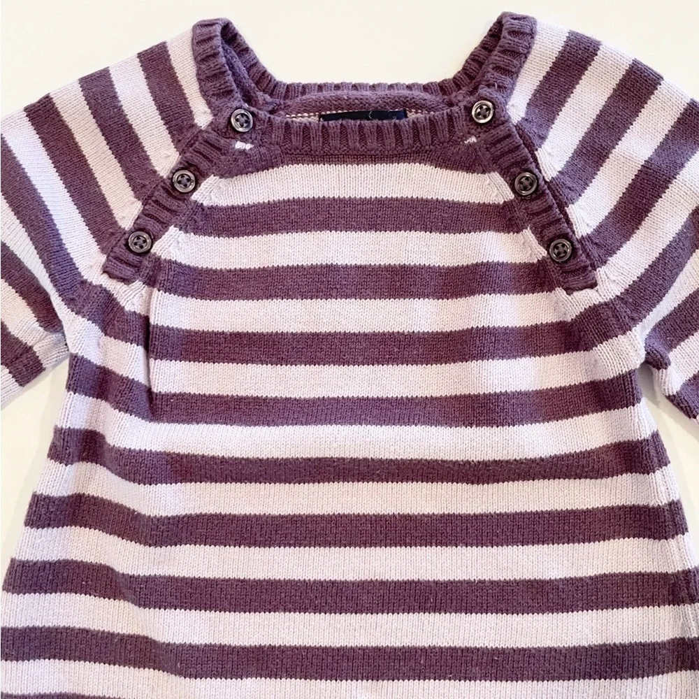 Gap 12-18 months striped sweater dress
